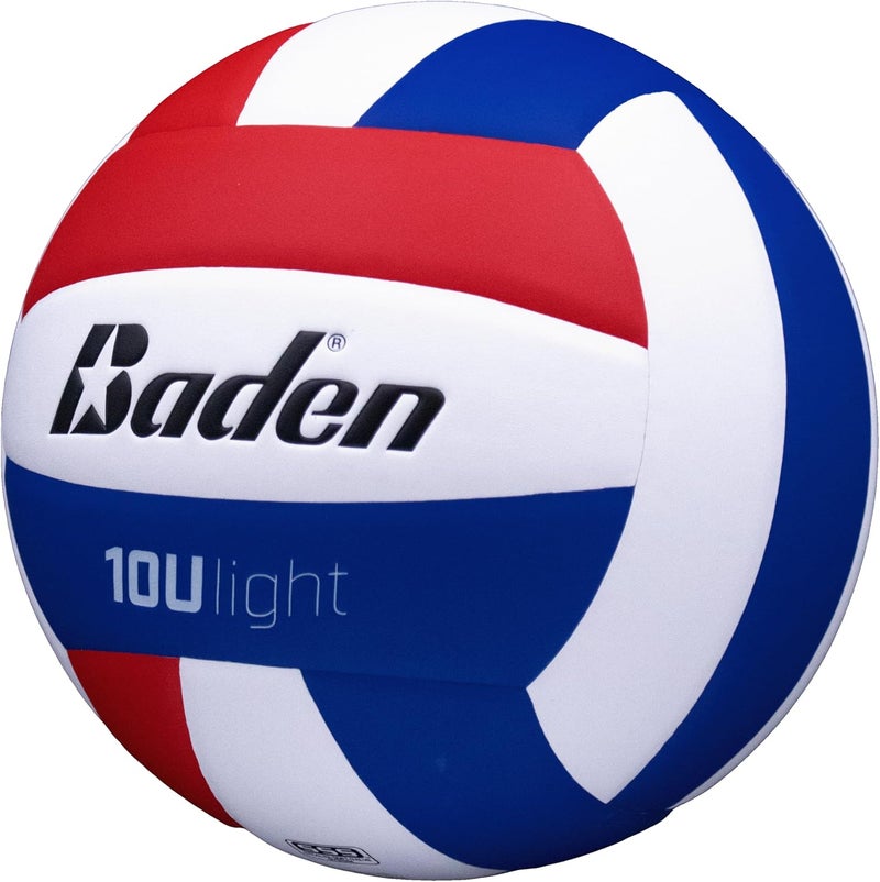 Baden | 10U Light | Official Size, 2 oz Lighter Entry Level Youth Indoor Volleyball | PU Composite, Extra Foam Backing, Reduce Sting - Image 2